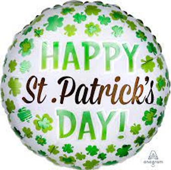 Happy St. Patrick\'s Day Mylar Balloon