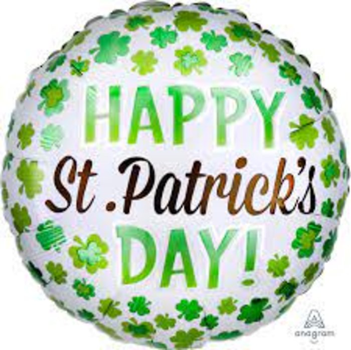 Happy St. Patrick\'s Day Mylar Balloon