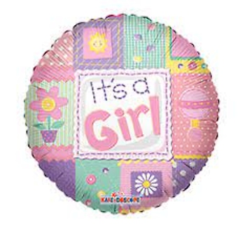 Mylar \"It\'s A Girl\" Balloon