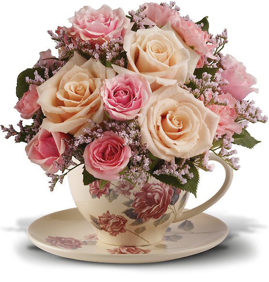 Victorian Teacup Bouquet