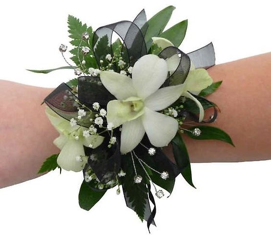 Orchid Corsage and Boutonniere