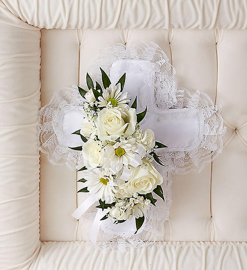 Cross Pillow Casket Insert