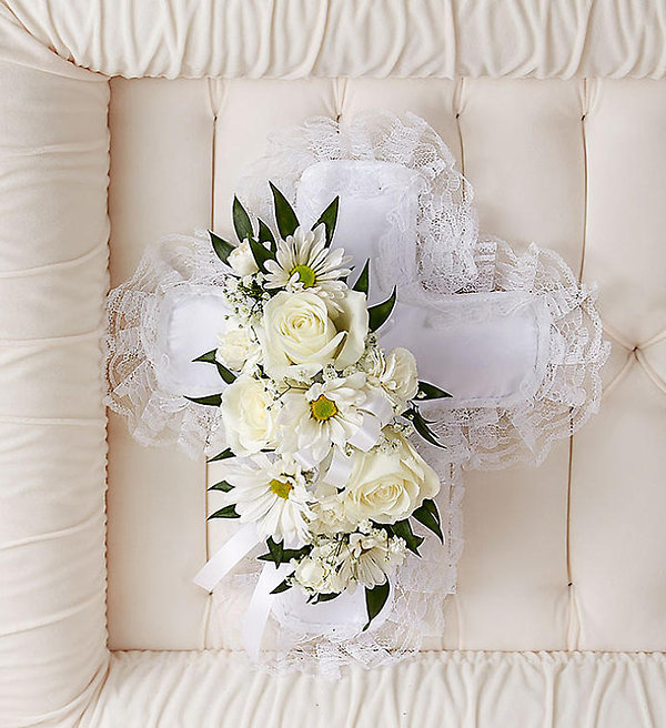 Cross Pillow Casket Insert