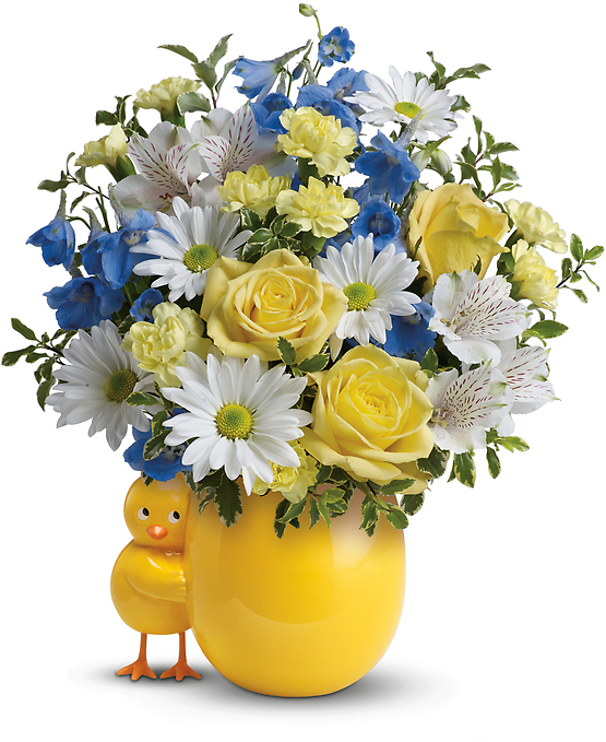 Sweet Peep Bouquet - Baby Blue