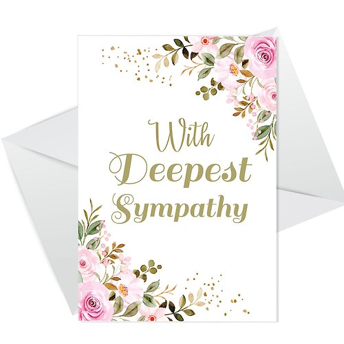 Full Size Sympathy Card