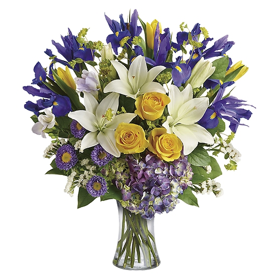 Floral Spring Iris Bouquet