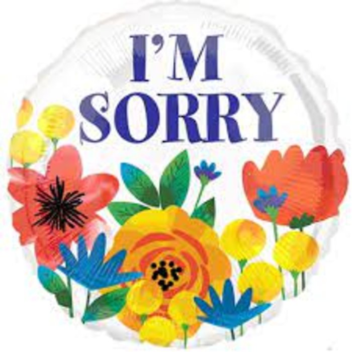Mylar \"I\'m Sorry\" Balloon