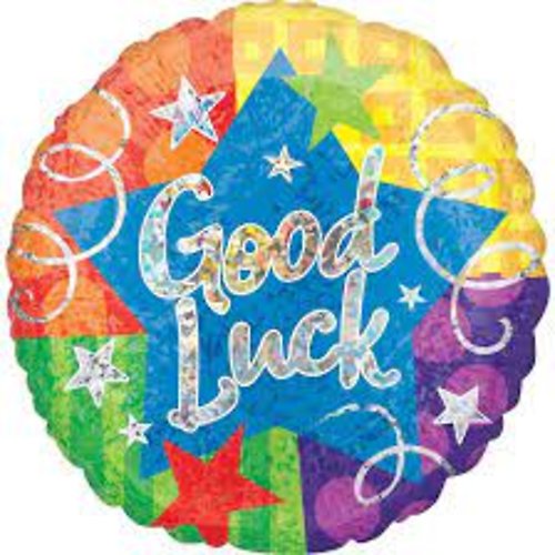 Mylar \"Good Luck\" Balloon